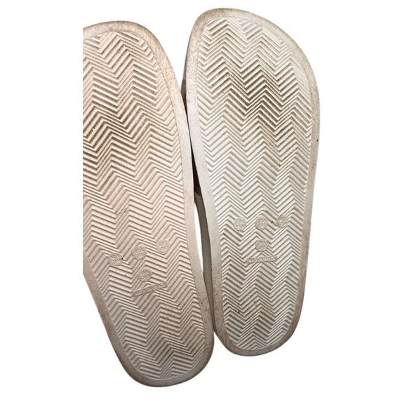 Frances Valentine Gold Slide Sandals - Picture 4 of 15